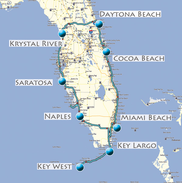 Tour de Floride en moto