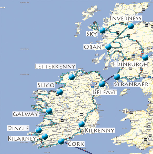 Irlande et Ecosse en moto