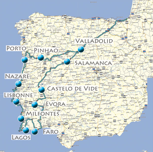 Tour du Portugal en moto