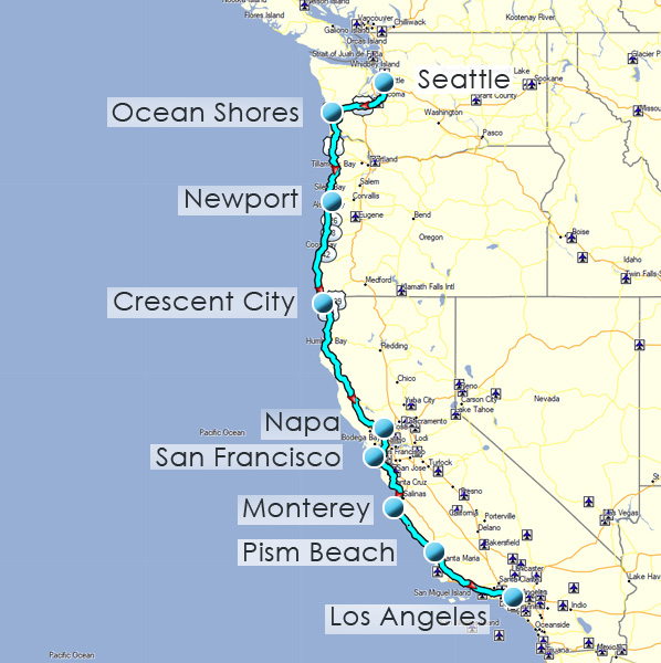 La Pacific Coast En Harley Avec Guide Twintour La Pacific Coast En Harley Avec Guide Twintour