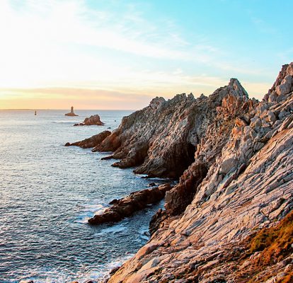 La pointe du Raz en moto